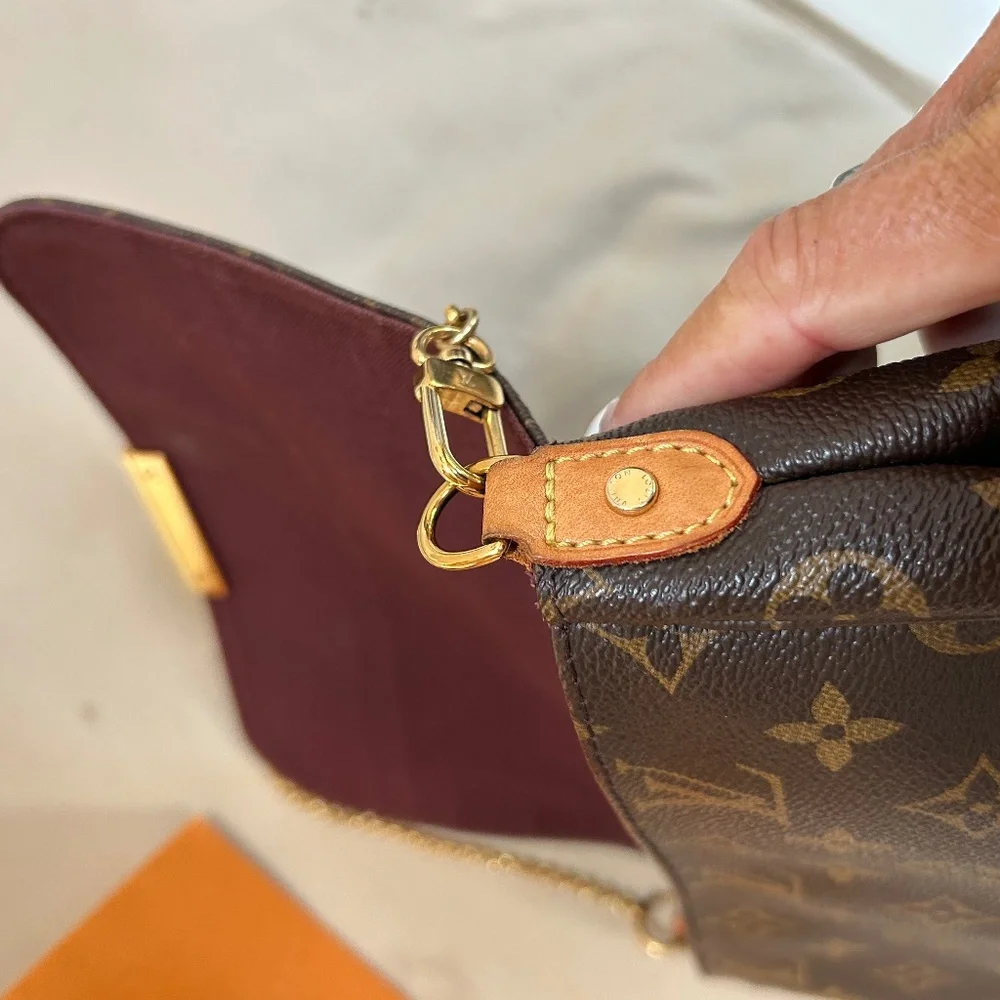 🔥 Louis Vuitton favorite MM in monogram FULL SET - Picture 12 of 16
